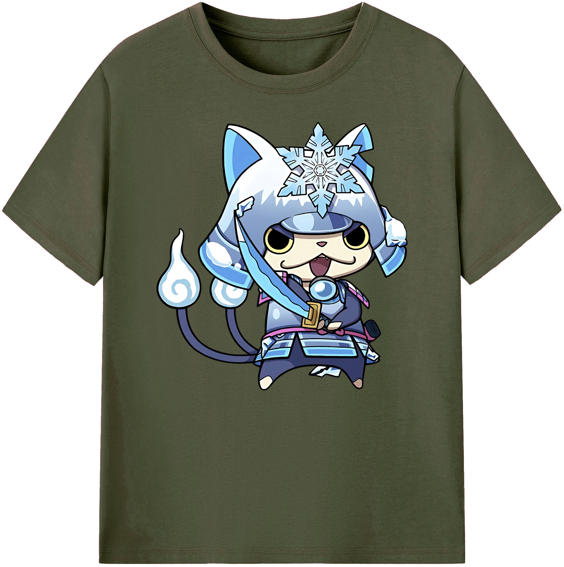 （画像用） 妖怪ウォッチ Yo-kai Watch 綿100％ メンズ半袖Tシャツ｜肌触りやわらか＆通気性